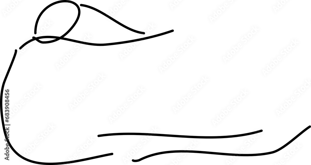 Fototapeta premium Menschen Figuren (Pilates-Position: Streckung)