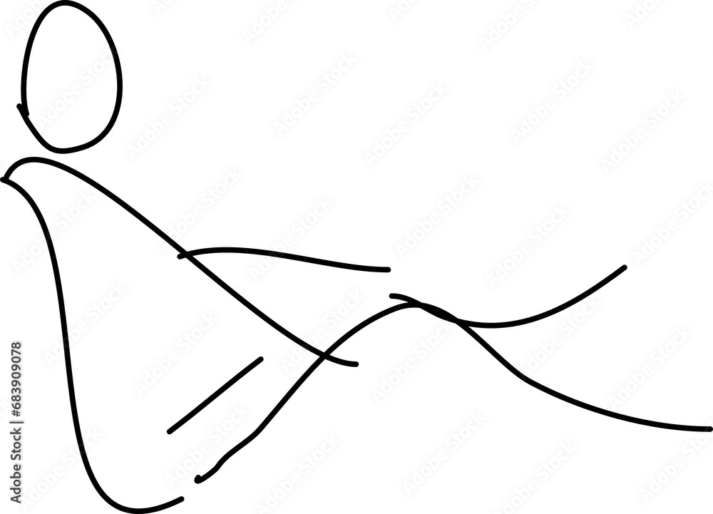 Obraz premium Menschen Figuren (Pilates-Position: Rocker)
