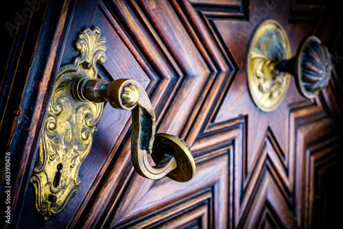 old door handle - knocker