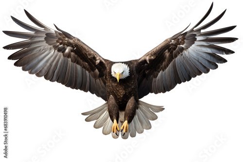Eagle isolated on Transparent background  Generative Ai