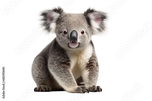 Koala isolated on Transparent background  Generative Ai