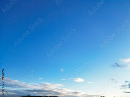 British Blue Sky with Clouds over England © Nasim