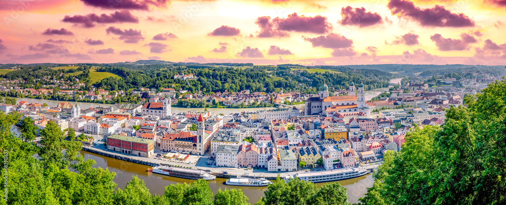 Altstadt, Passau, Deutschland 