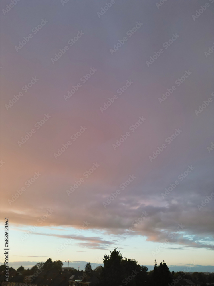 Orange Clouds and Sky Orange Clouds and Sky