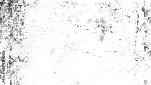 Black on White Scratched Grunge Urban Background Texture Vector. Dust Overlay vintage old concrete wall Distress Grainy Grungy Effect. Easy To Use Abstract Stock Vector Template
