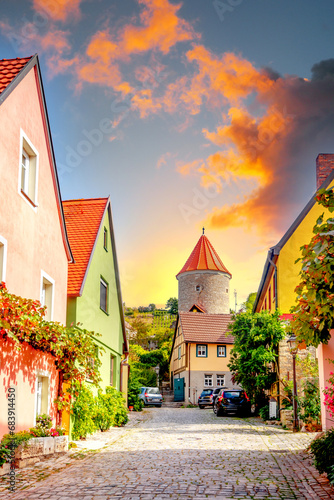 Altstadt  Sommerhausen  Deutschland 