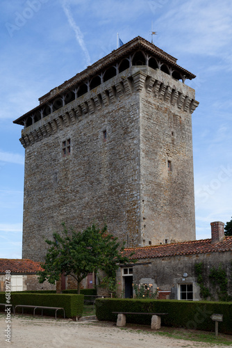 Medieval keep of Bazoges-en-Pareds