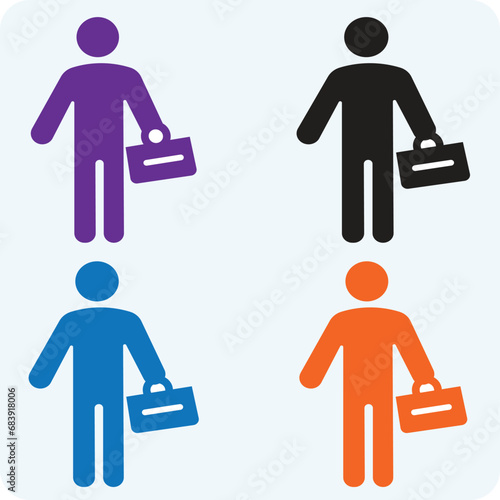 Man icon vector illustration eps