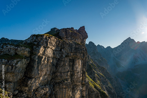 Challenging mountain tour via the Mindelheim via ferrata from Mittelberg Kleinwalsertal