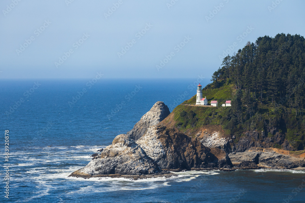 Lighthouse on the Oregon Coast.