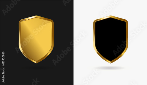 Shield Vector Design Element for banners security artwork Sheild finance icon elegant