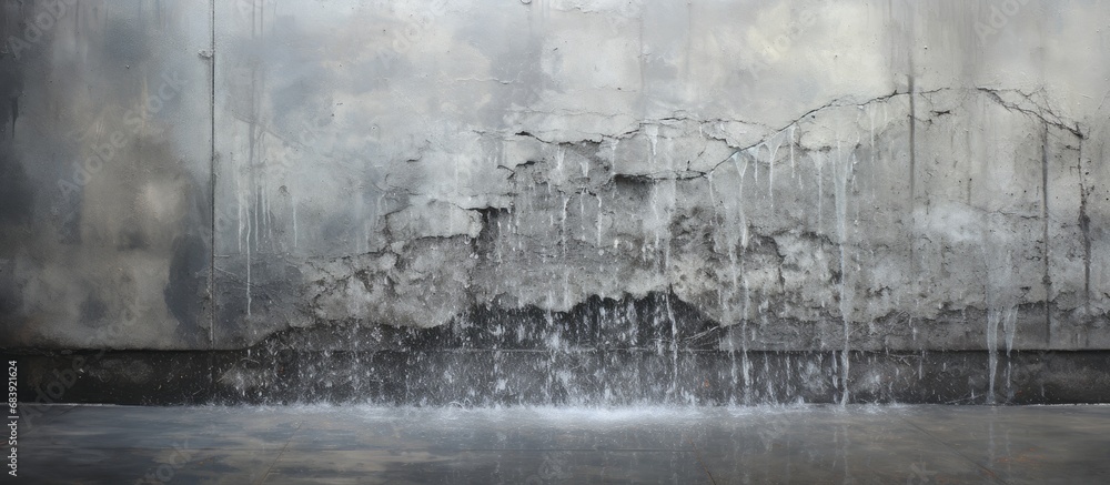 The abstract texture of water cascading down the construction site on the street created a mesmerizing display against the concrete cover, stone, steel, and cement structures. The cap on the pipe The abstract texture of water cascading down the construction site on the street created a mesmerizing display against the concrete cover, stone, steel, and cement structures. The cap on the pipe