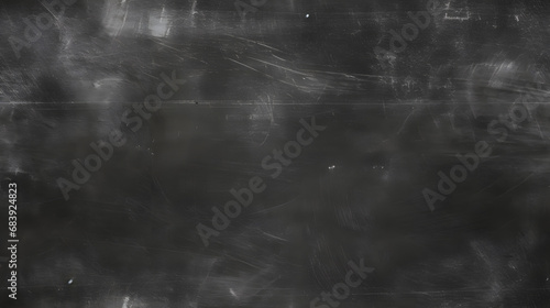 Seamless used chalkboard texture with white chalk smudges
