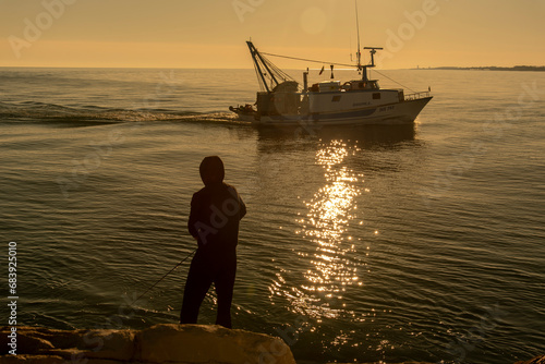 Punta Sabbioni fisherman, Punta Sabbioni, Venice, Adria photo