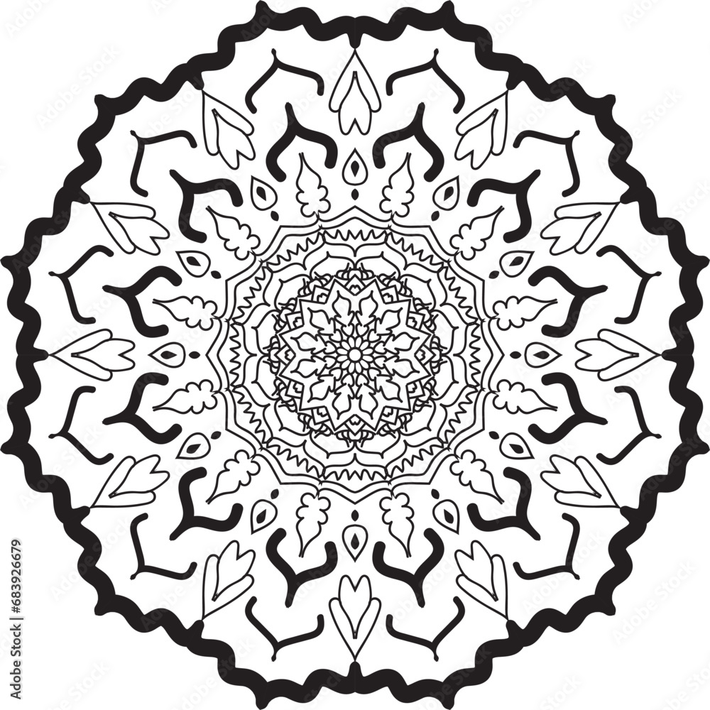 Floral Mandala Art vector Icon isolated on a White Background, boho mandala, Arabic mandala, mandala silhouette Floral Mandala Art vector Icon isolated on a White Background, boho mandala, Arabic mandala, mandala silhouette