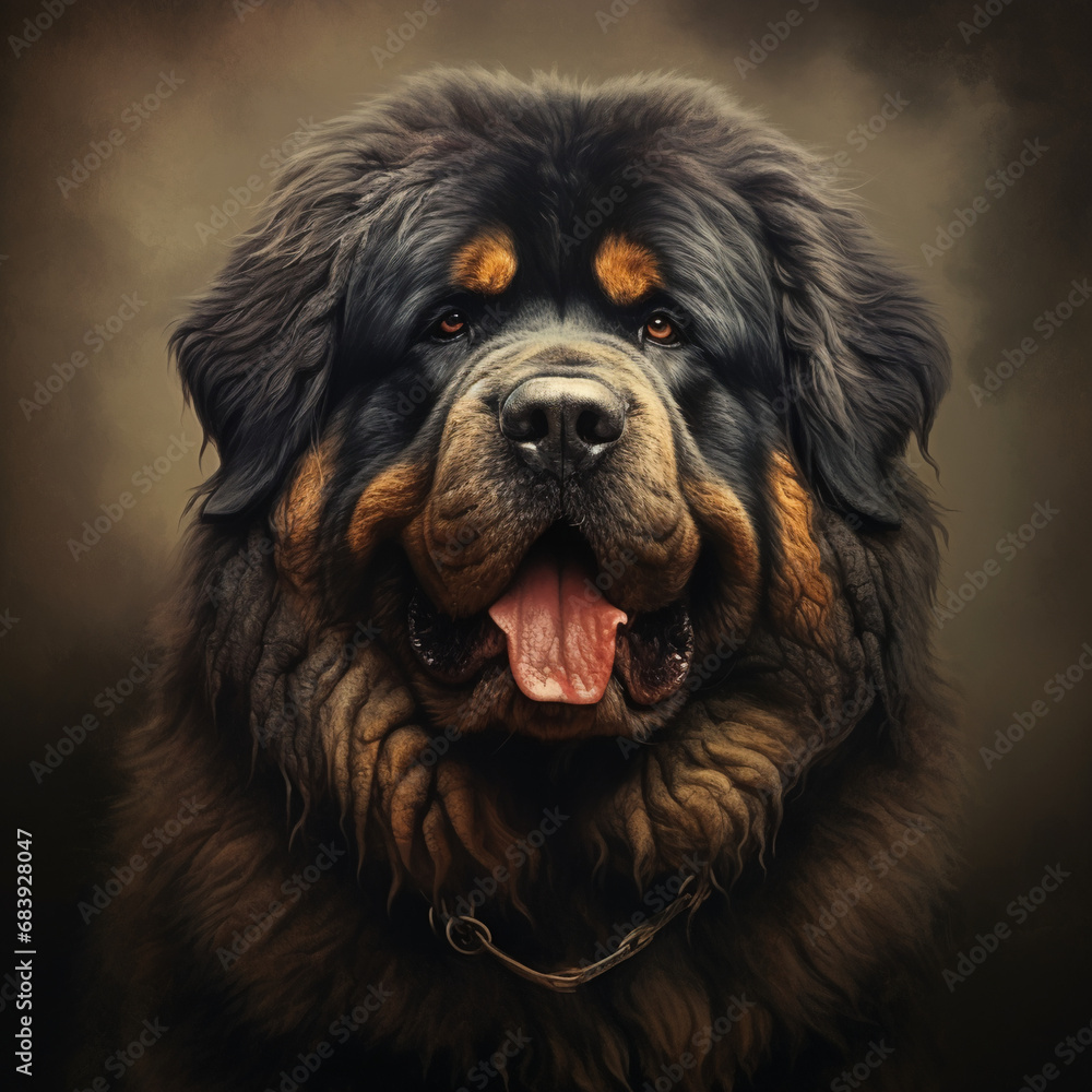 Fototapeta premium Tibetan mastiff