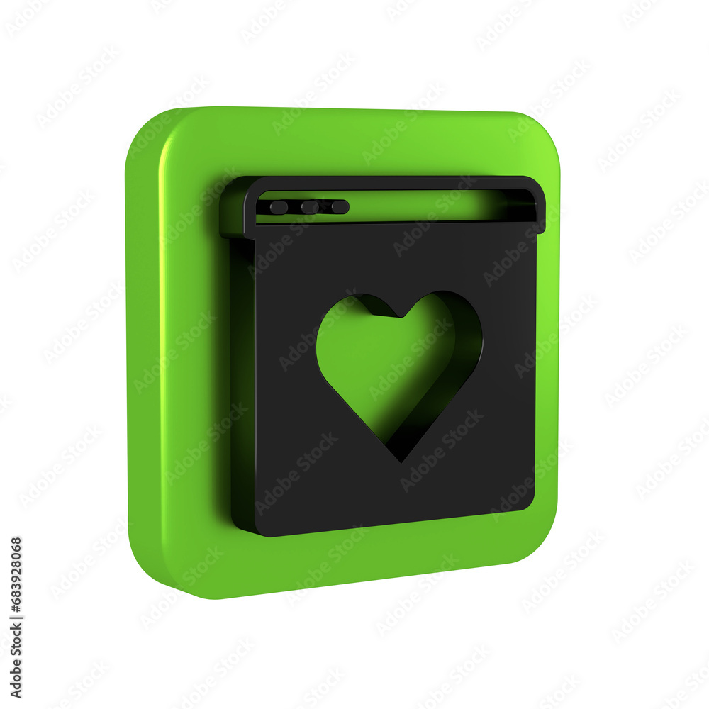 Black Dating app online laptop concept icon isolated on transparent background. Female male profile flat design. Couple match for relationship. Green square button. Black Dating app online laptop concept icon isolated on transparent background. Female male profile flat design. Couple match for relationship. Green square button.