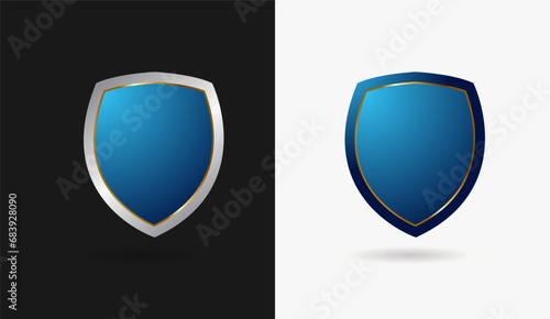Shield Vector Design Element for banners security artwork Sheild finance icon elegant