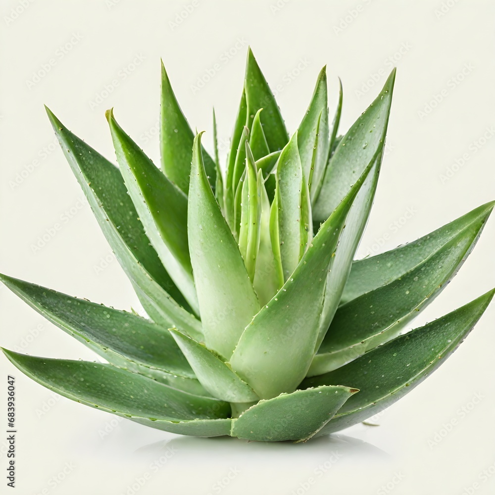 Fototapeta premium Healthy green aloe vera plants