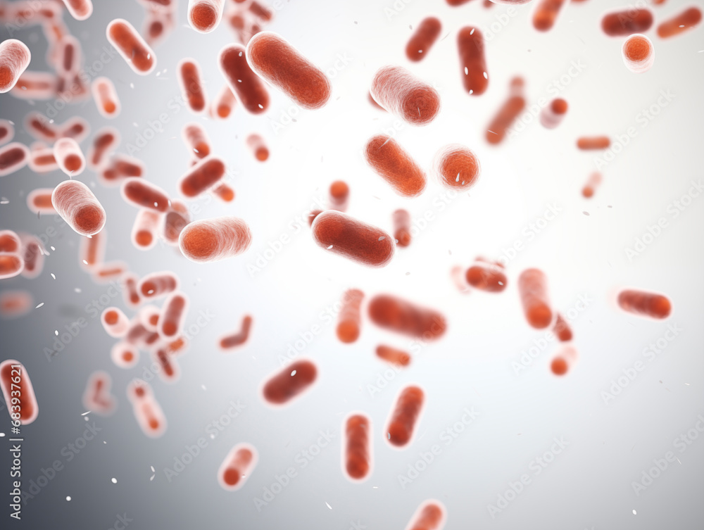 Detailed image of lactobacilli Detailed image of lactobacilli