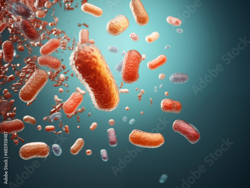 Detailed image of lactobacilli