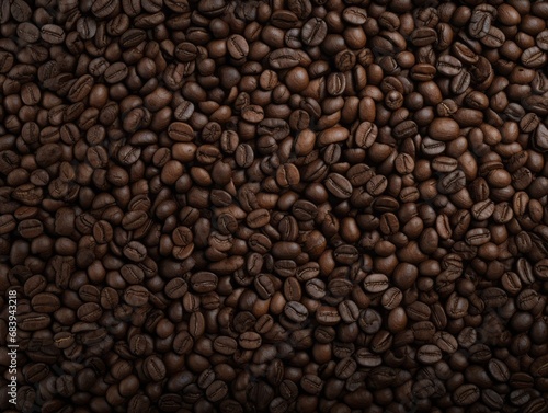 Exquisite Close-up: Journey Through the World of Coffee Beans Generative AI