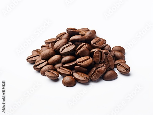 Discover the Beauty of Roasted Coffee Beans - A Stunning Up-Close Shot Generative AI