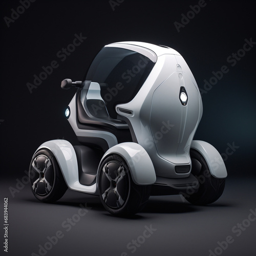 In the future, it will be a means of mobility, an electric, quadricycle. photo