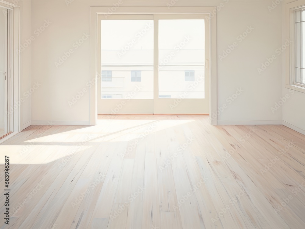 Step Into Serenity: Unveiling the Art of Minimalistic Wooden Flooring Design Generative AI Step Into Serenity: Unveiling the Art of Minimalistic Wooden Flooring Design Generative AI
