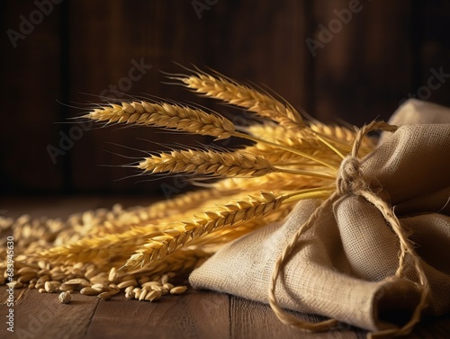 Golden Harvest: Discover the Richness of Authentic Farm-Fresh Wheat! Generative AI
