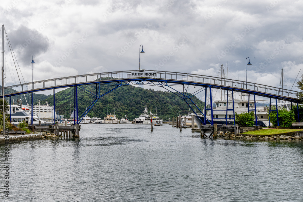 Picton Harbor on New Zealands North Island Picton Harbor on New Zealands North Island