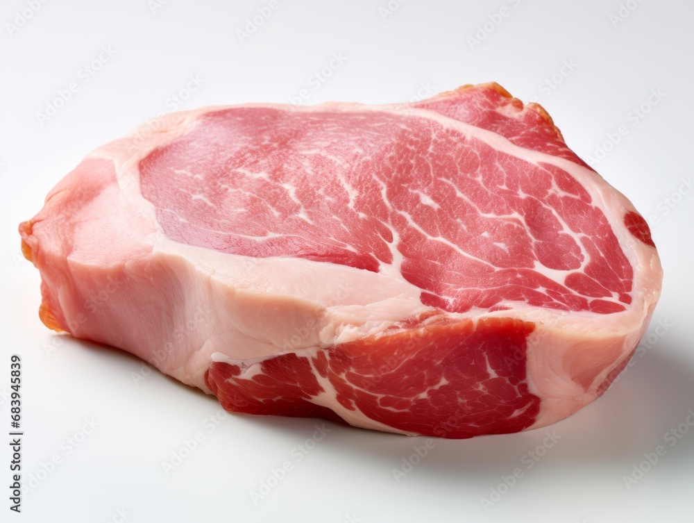 Unveiling the Elegance of Premium Sliced Ham: Perfect for Any Dish! Generative AI