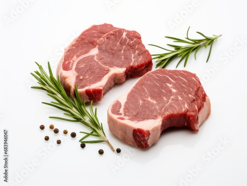 Delectable Meat Steaks: Unleashing the Magic of Rosemary - Indulgence Redefined! Generative AI
