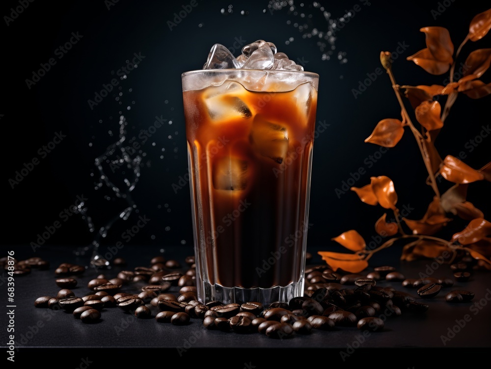 Seductive Chilled Black Coffee: Your Summer Savior! Generative AI Seductive Chilled Black Coffee: Your Summer Savior! Generative AI