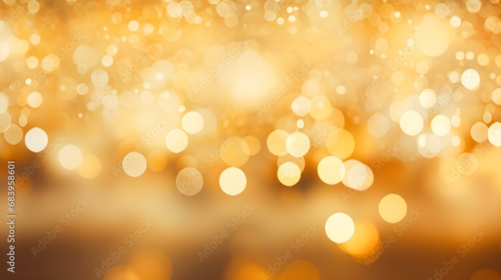 Background of light yellow Bokeh Lights. Festive Backdrop for Holidays and Celebrations Background of light yellow Bokeh Lights. Festive Backdrop for Holidays and Celebrations