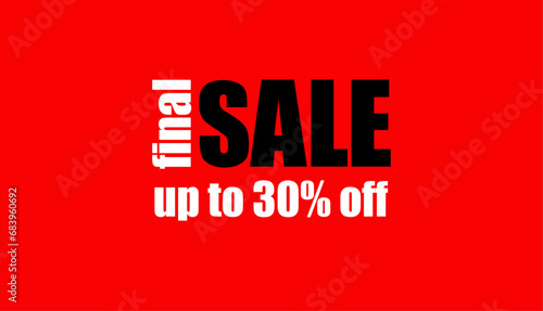 Sale text template, shop online, black friday, dicount season. Banner, advertising. Social media frame, sell background for obusiness photo