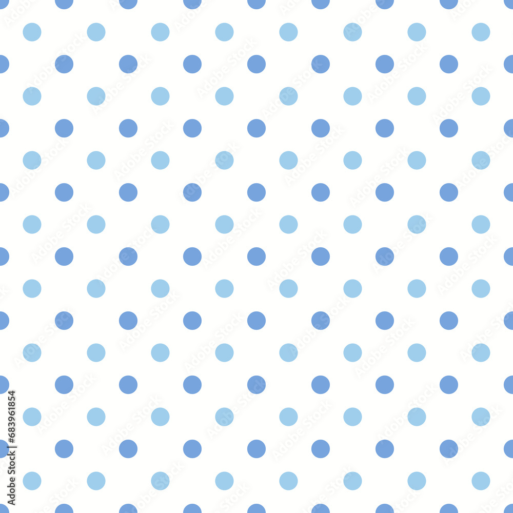 Color Seamless polka dot pattern. Colored repeat dots background for Your design