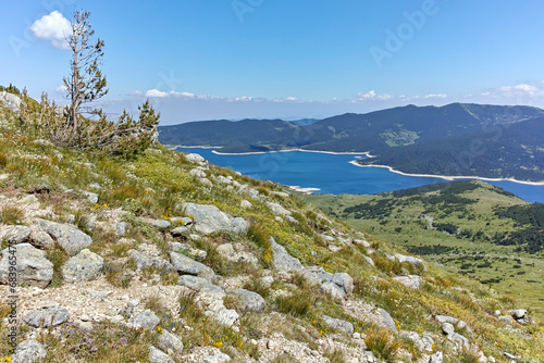 Landscape of Rila mountain near Belmeken Dam, Bulgaria