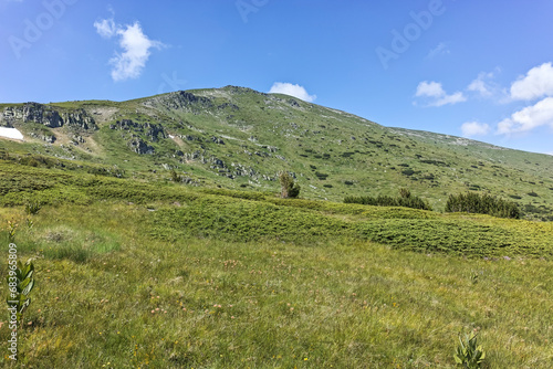 Landscape of Rila mountain near Belmeken Dam, Bulgaria