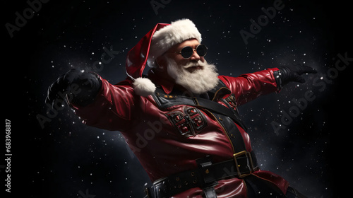 Rock santa claus