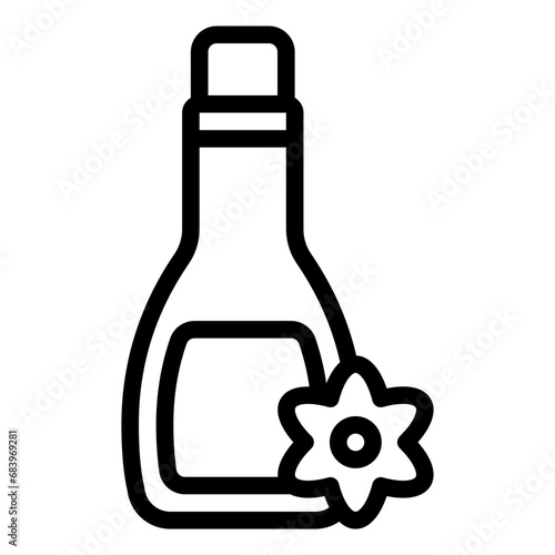 softener black outline icon