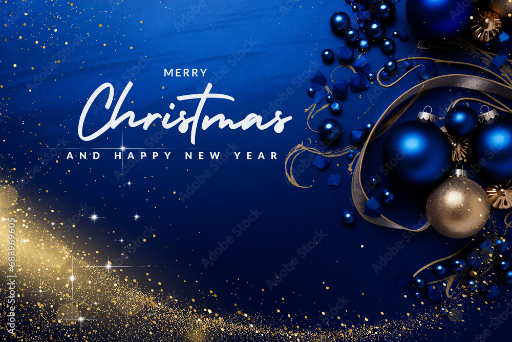 Naklejka premium Christmas banner