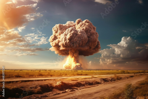 War nuclear explosion bomb radioactive armageddon