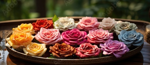 In the rich Asian culture, the rose, a flower valued for its beauty, is not only used for its scent in perfumes, but also as a medicinal ingredient in teas and medicine, promoting healthcare and well