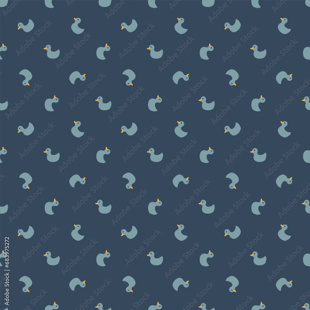 Cute rubber duck Seamless Pattern, Cartoon ducks Background vector Illustration. Cute rubber duck Seamless Pattern, Cartoon ducks Background vector Illustration.