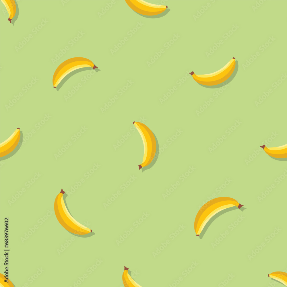 Banana seamless pattern. Vegan organic eco fruit background. vector illustration Banana seamless pattern. Vegan organic eco fruit background. vector illustration