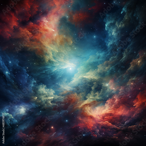 Cosmic Elegance Captivating Nebula for Astronomical Inspiration