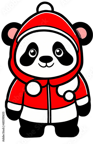 Happy panda - Merry Christmas