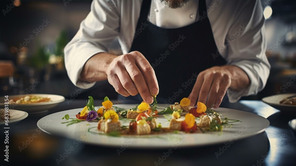 a person cutting sushi a person cutting sushi