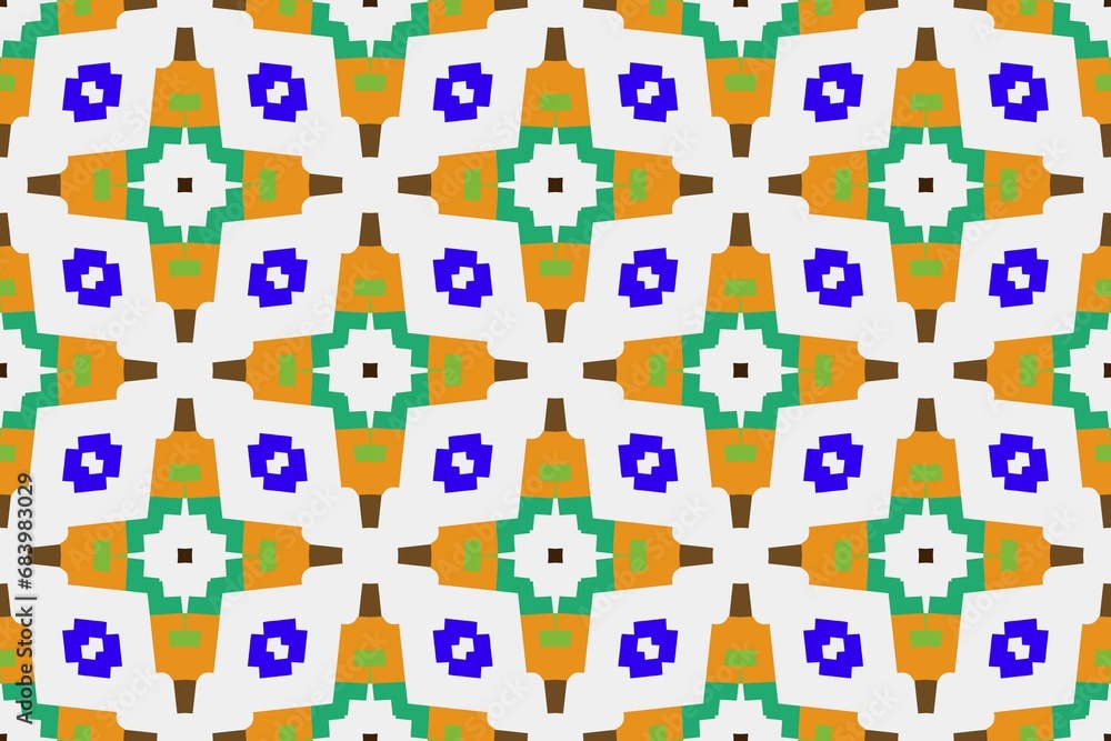 Abstract ethnic rug ornamental seamless pattern.Perfect for fashion, textile design, cute themed fabric, on wall paper, wrapping paper and home decor. Geometric pattern. Abstract ethnic rug ornamental seamless pattern.Perfect for fashion, textile design, cute themed fabric, on wall paper, wrapping paper and home decor. Geometric pattern.